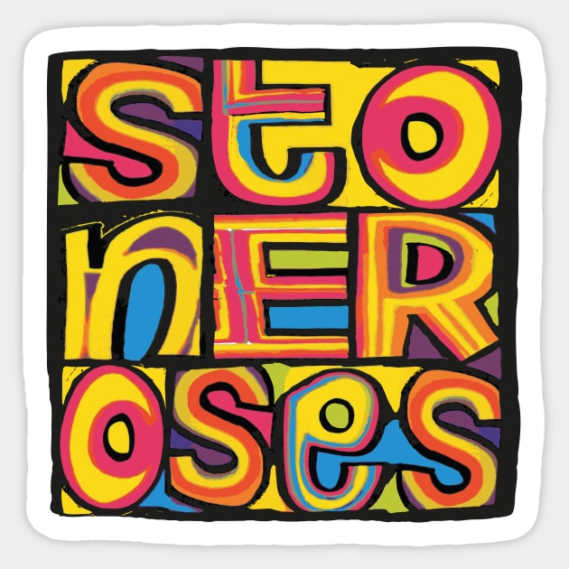 Stone Roses 'Happy Monday' Design Sticker by LTFRstudio